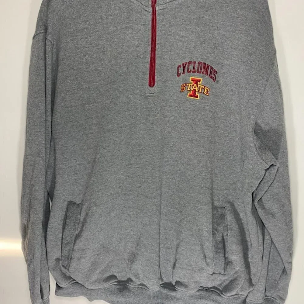 Colosseum Iowa State Cyclones Half Zip Pullover Sweater